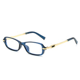 (6 PACK) Wholesale Sunglasses New Arrival New Arrival Square Trendy Unique 2025 - BulkSunglassesWholesale.com - Clear Blue Frame